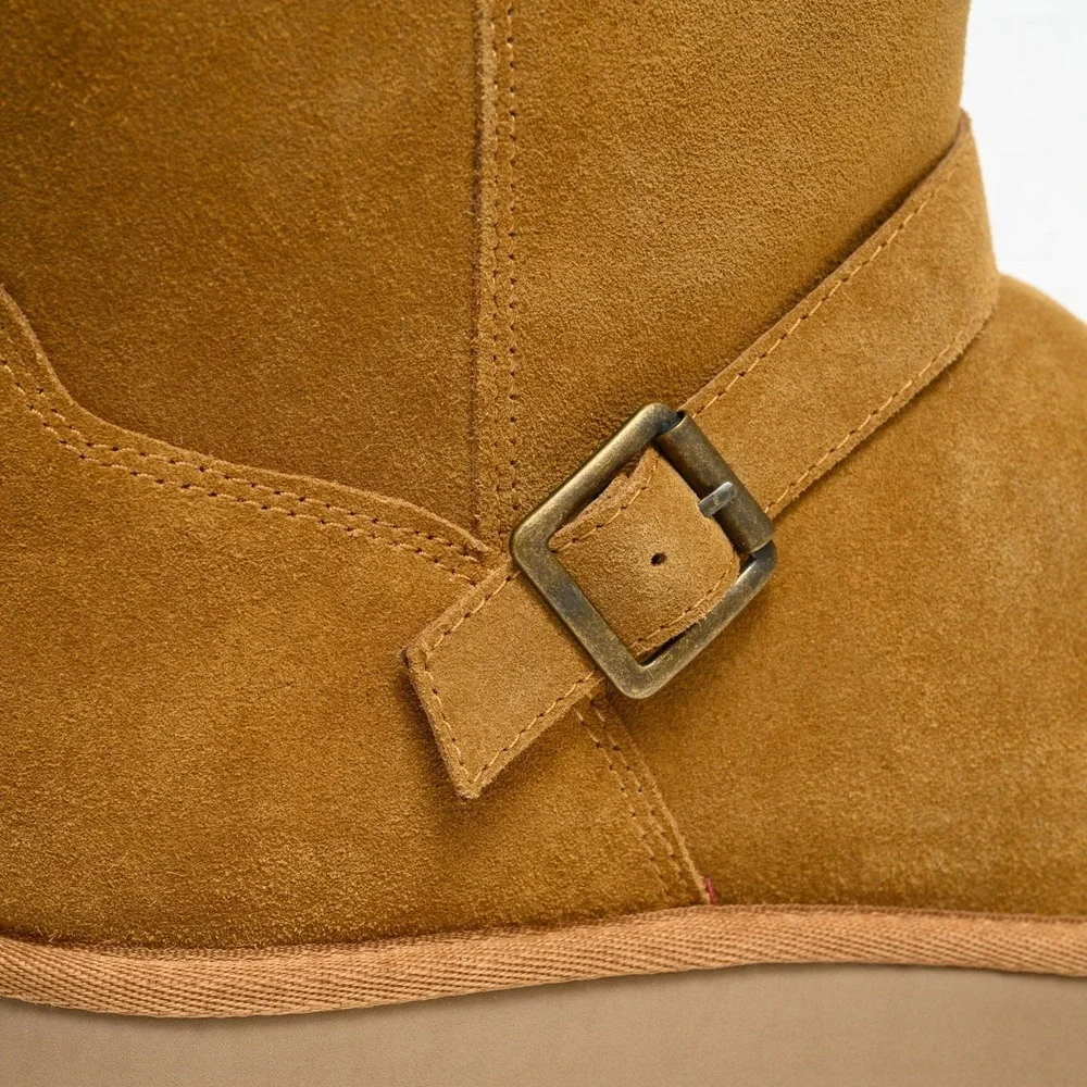 Koolaburra by UGG Kelissa Tall Boots Womens Sz 10 Chestnut Suede Leather 1145874